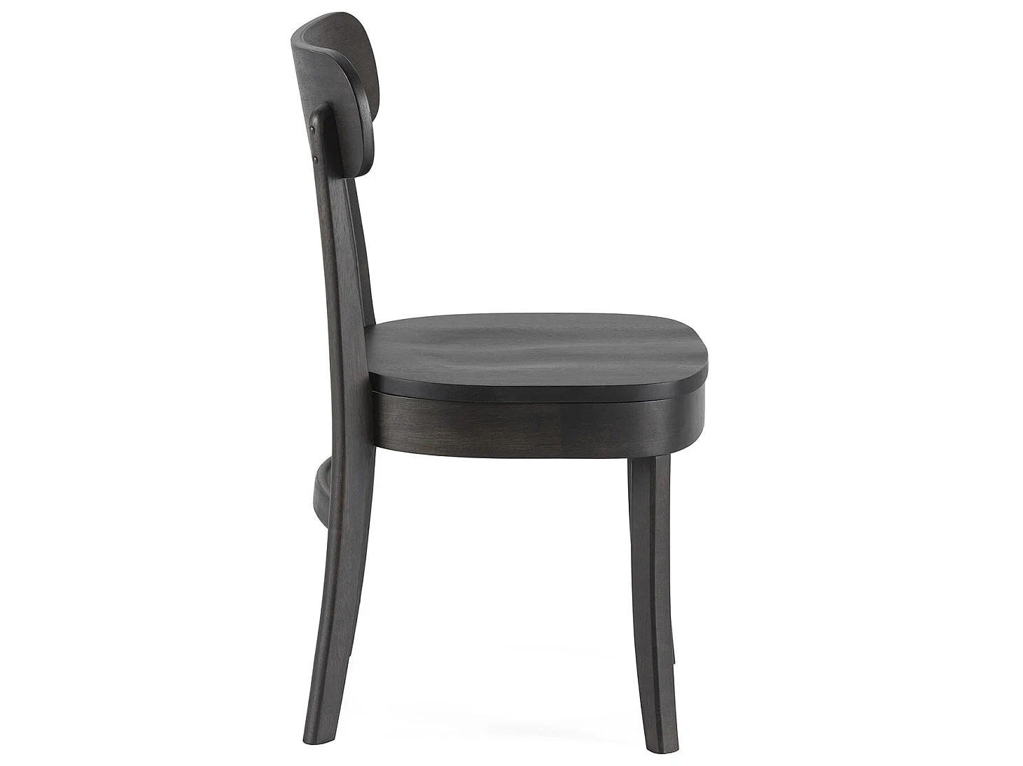 Set di 2 sedie Nala colore nero lavato, legno massello