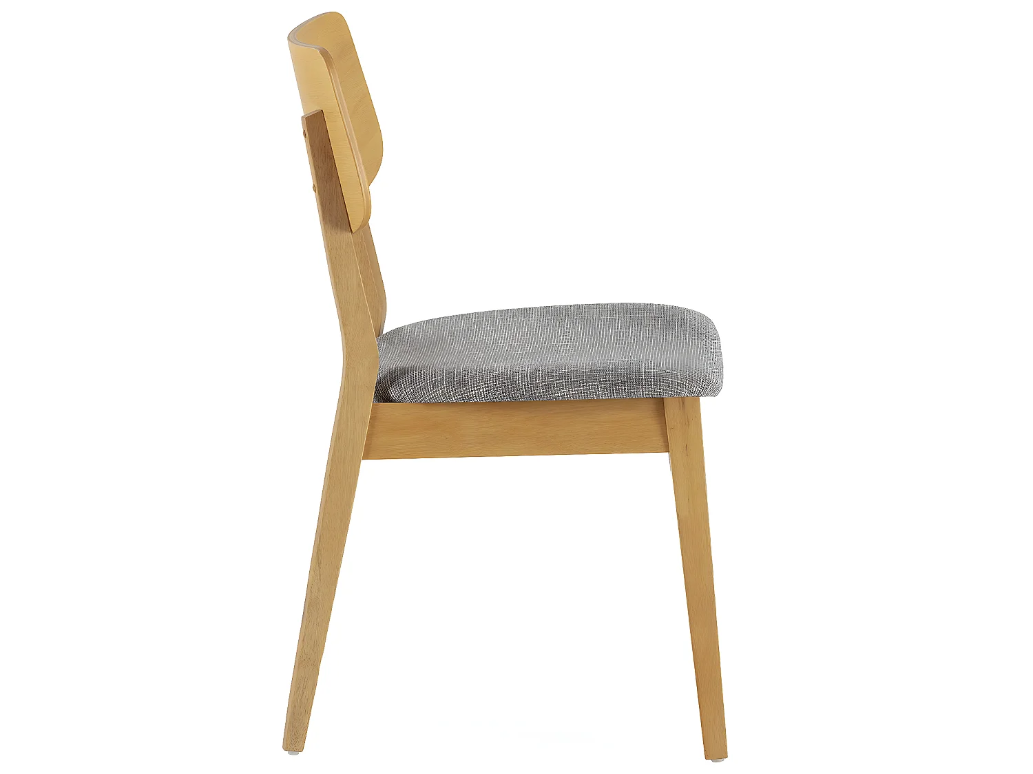 Pack de 2 chaises Susi couleur Chêne, bois massif