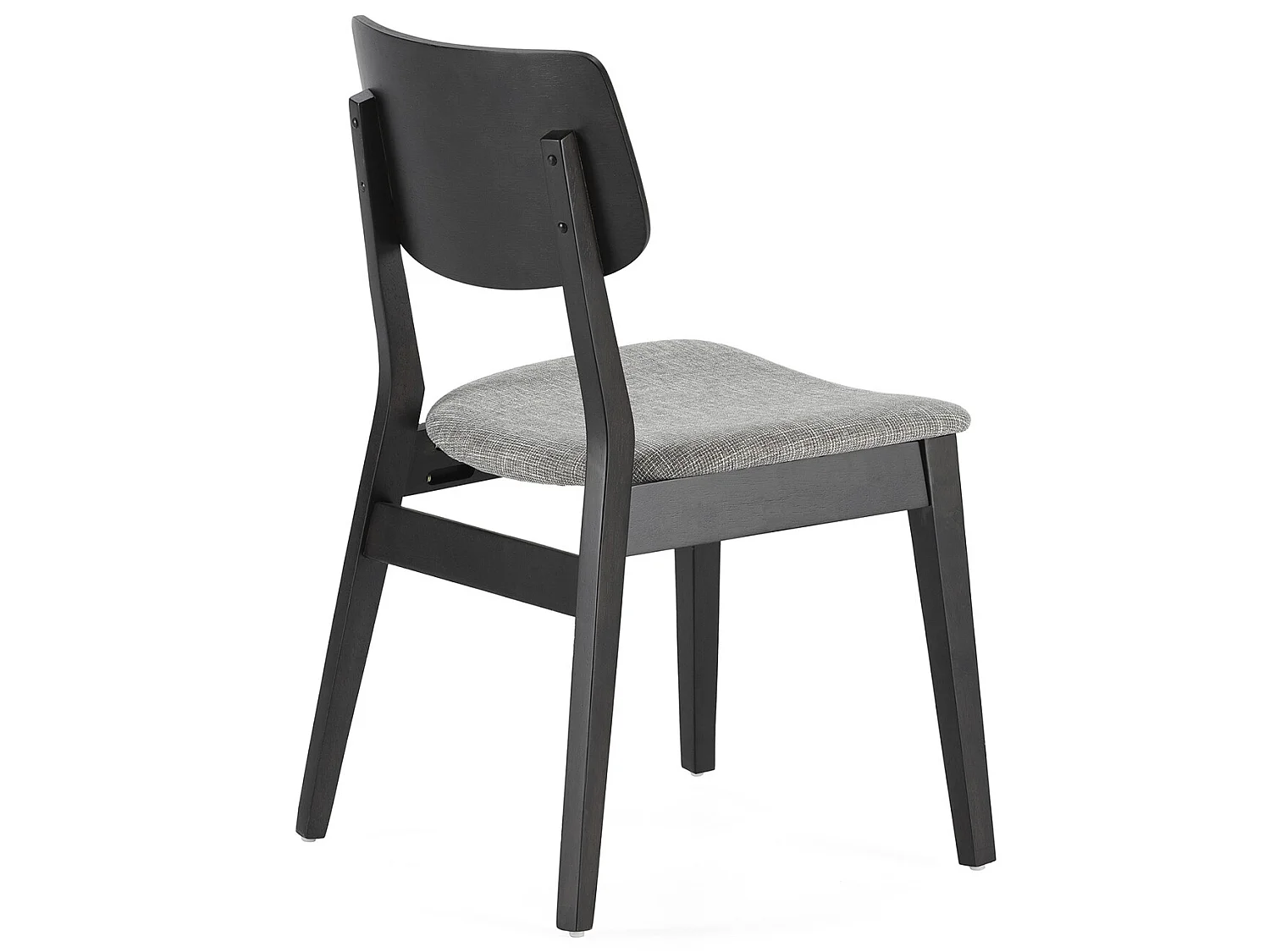 Pack de 2 cadeiras Susi cor preto, madeira maciça