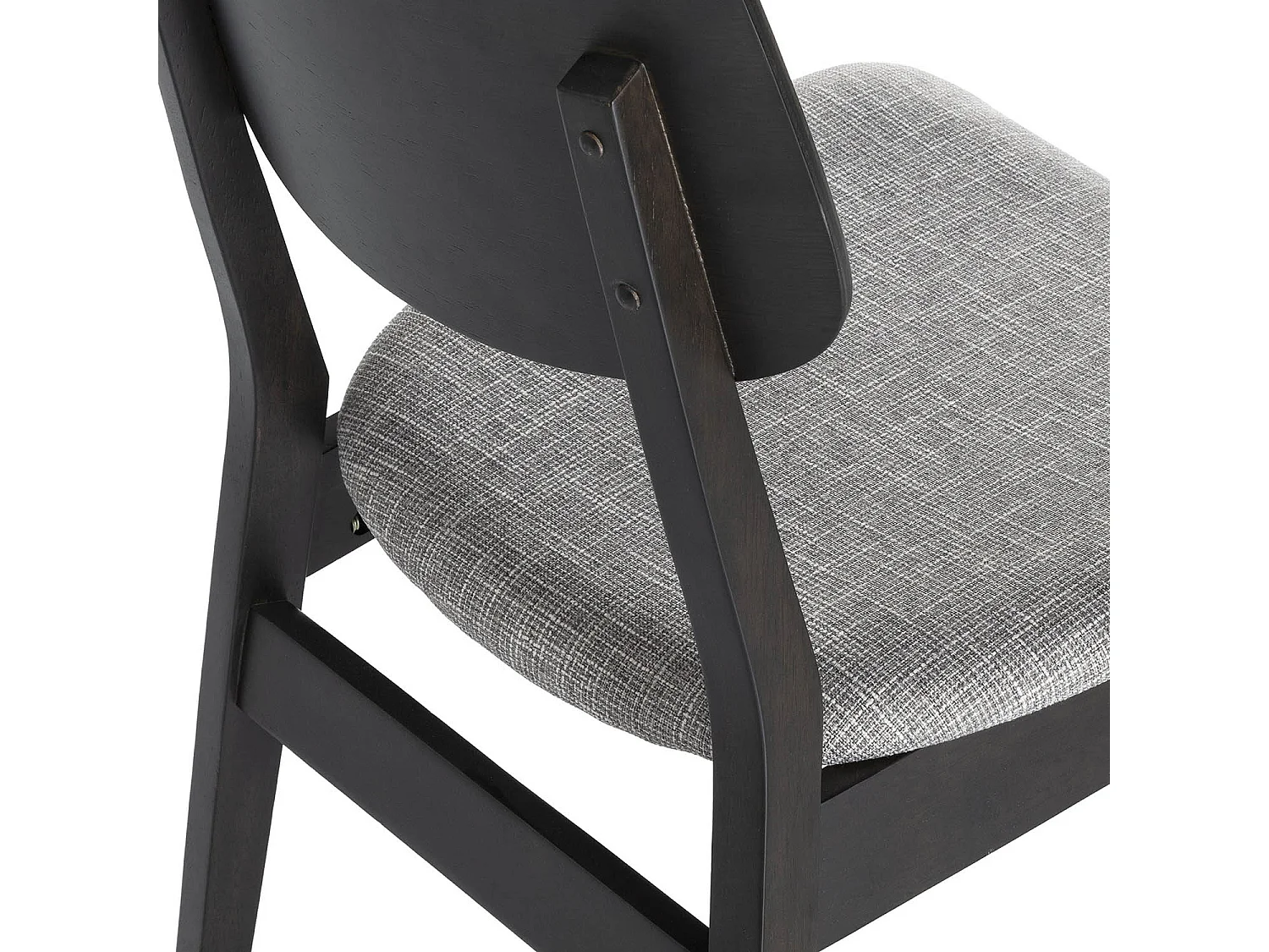 Pack de 2 cadeiras Susi cor preto, madeira maciça