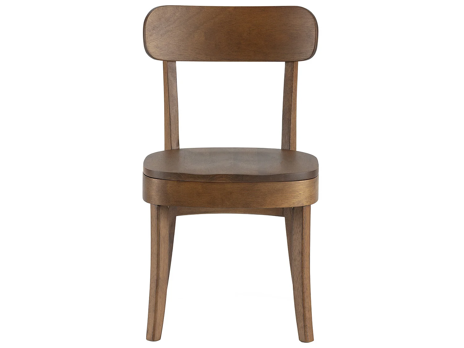 Set van 2 stoelen Nala Kleur Walnoot, Massief Hout