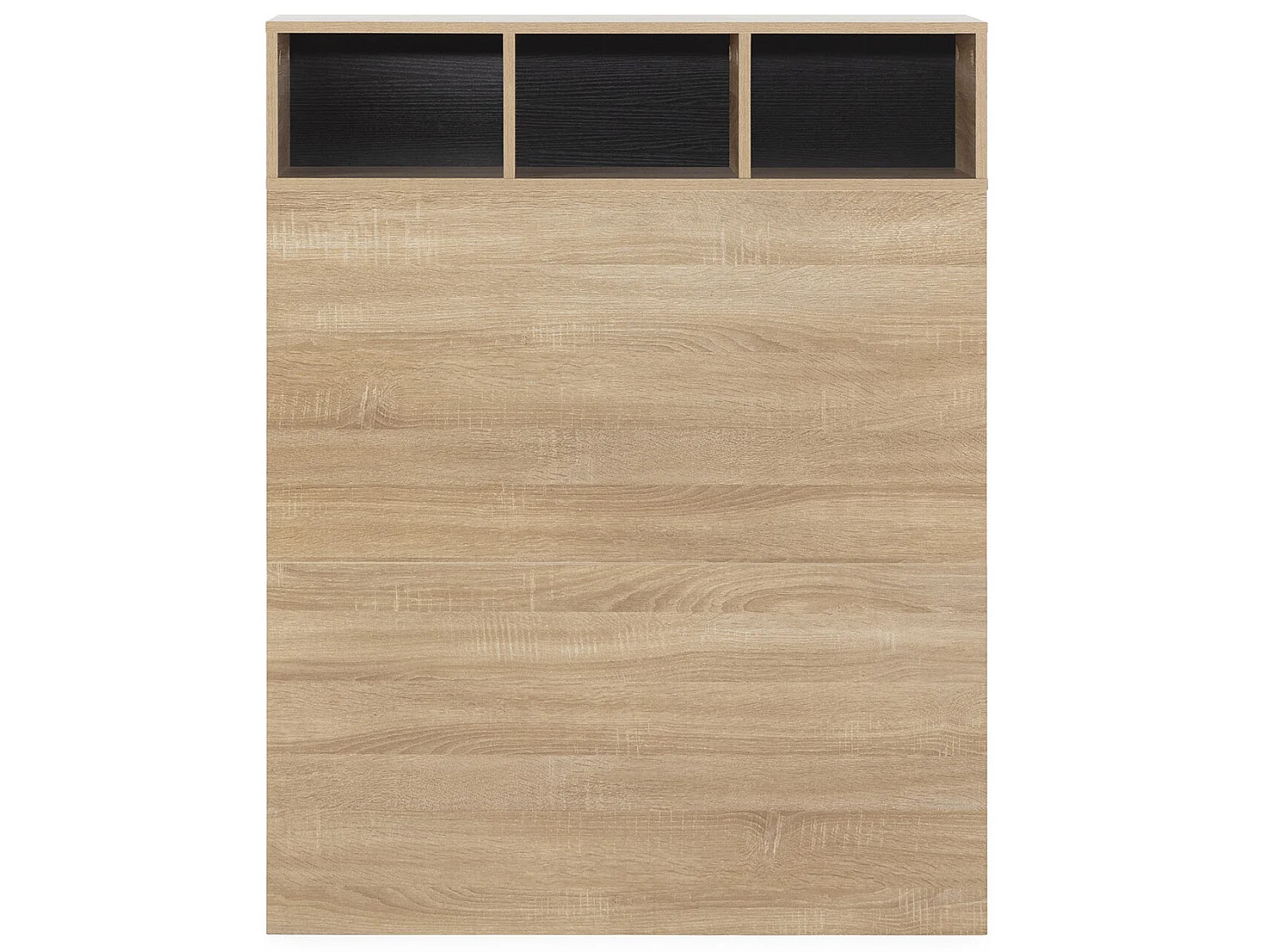 Cabecero de Cama Zeus 95 cm con almacenaje Roble, 2 Puertas 9 Huecos