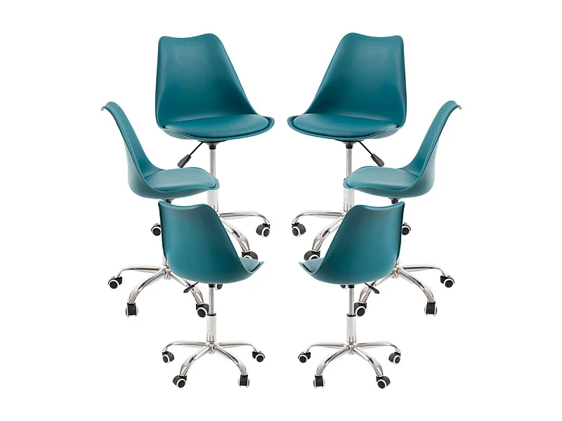 Packs Sillas - Pack 6 Sillas Neo - Verde azulado