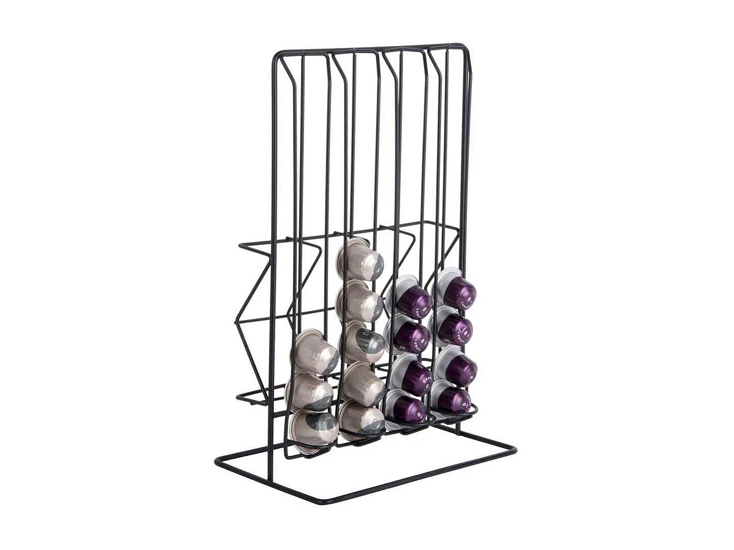 Porte-capsules de café Wired H33cm Noir  Present Time