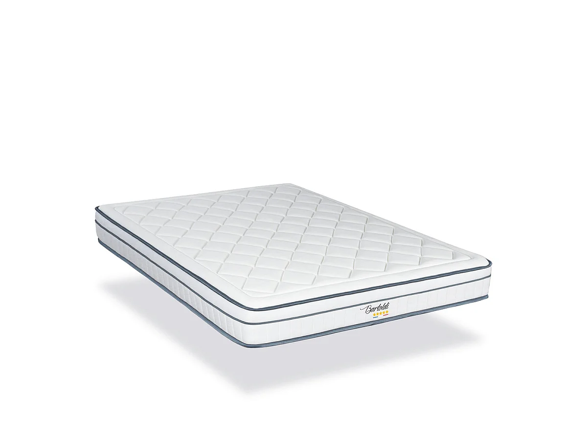 Matelas Bartoldi - Ressorts ensachés + mousse supersoft - 22 cm - 160x200 cm