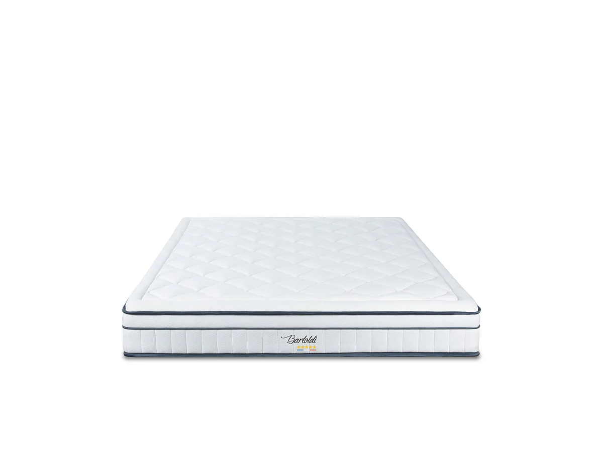 Matelas Bartoldi - Ressorts ensachés + mousse supersoft - 22 cm - 160x200 cm