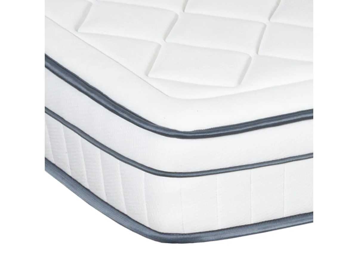 Matelas Bartoldi - Ressorts ensachés + mousse supersoft - 22 cm - 90x190 cm