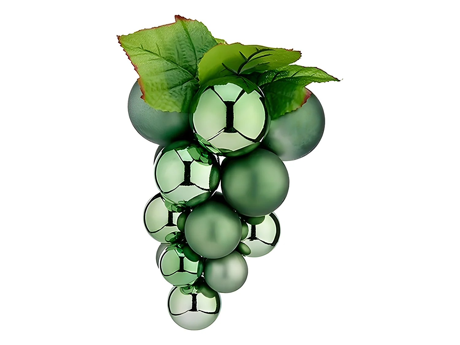 Boules de Noël Petit Raisins Vert Plastique 18 x 24 x 18 cm
