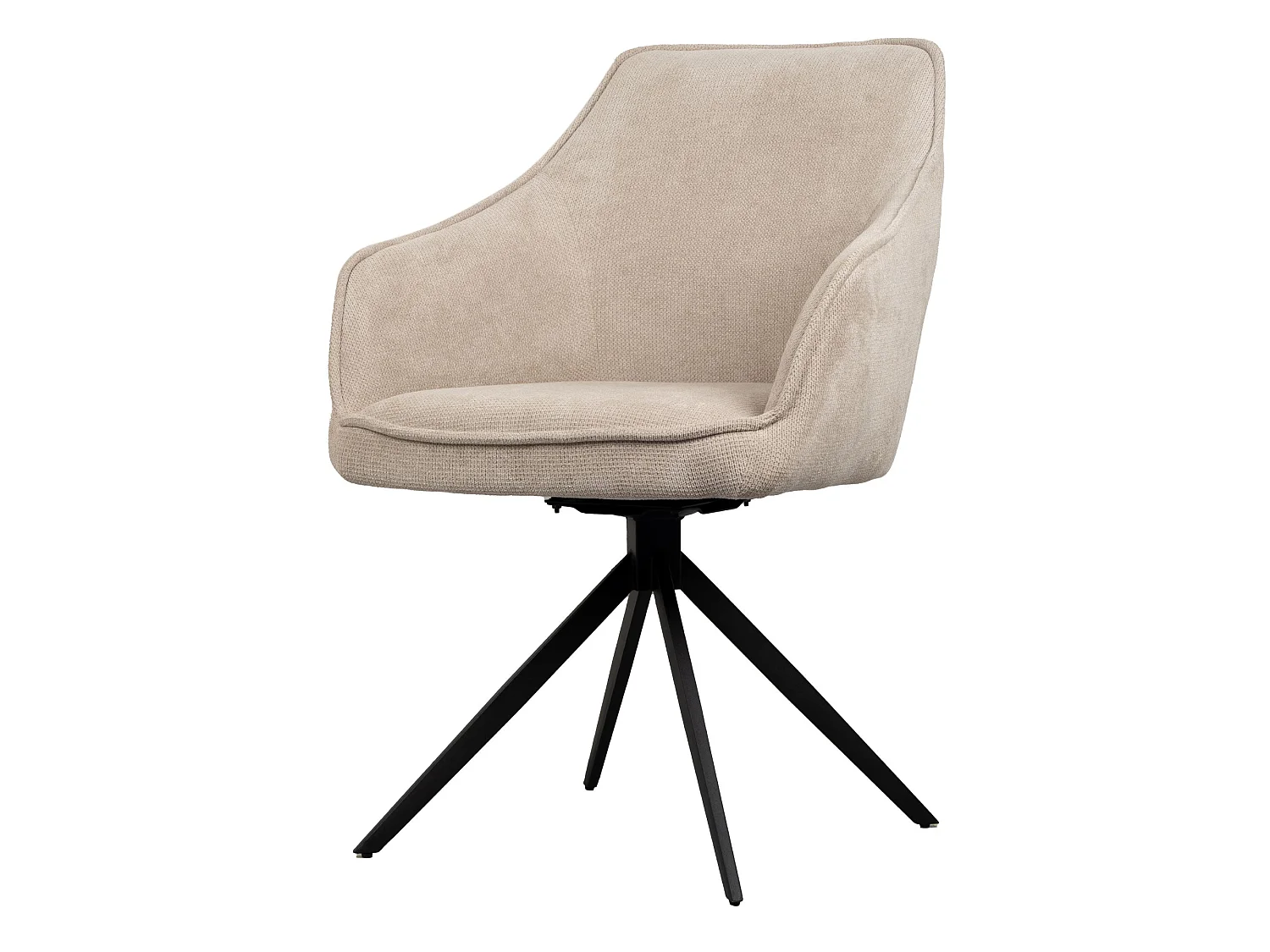 Liza Eetkamerstoel - Beige | Velvet Enjoy