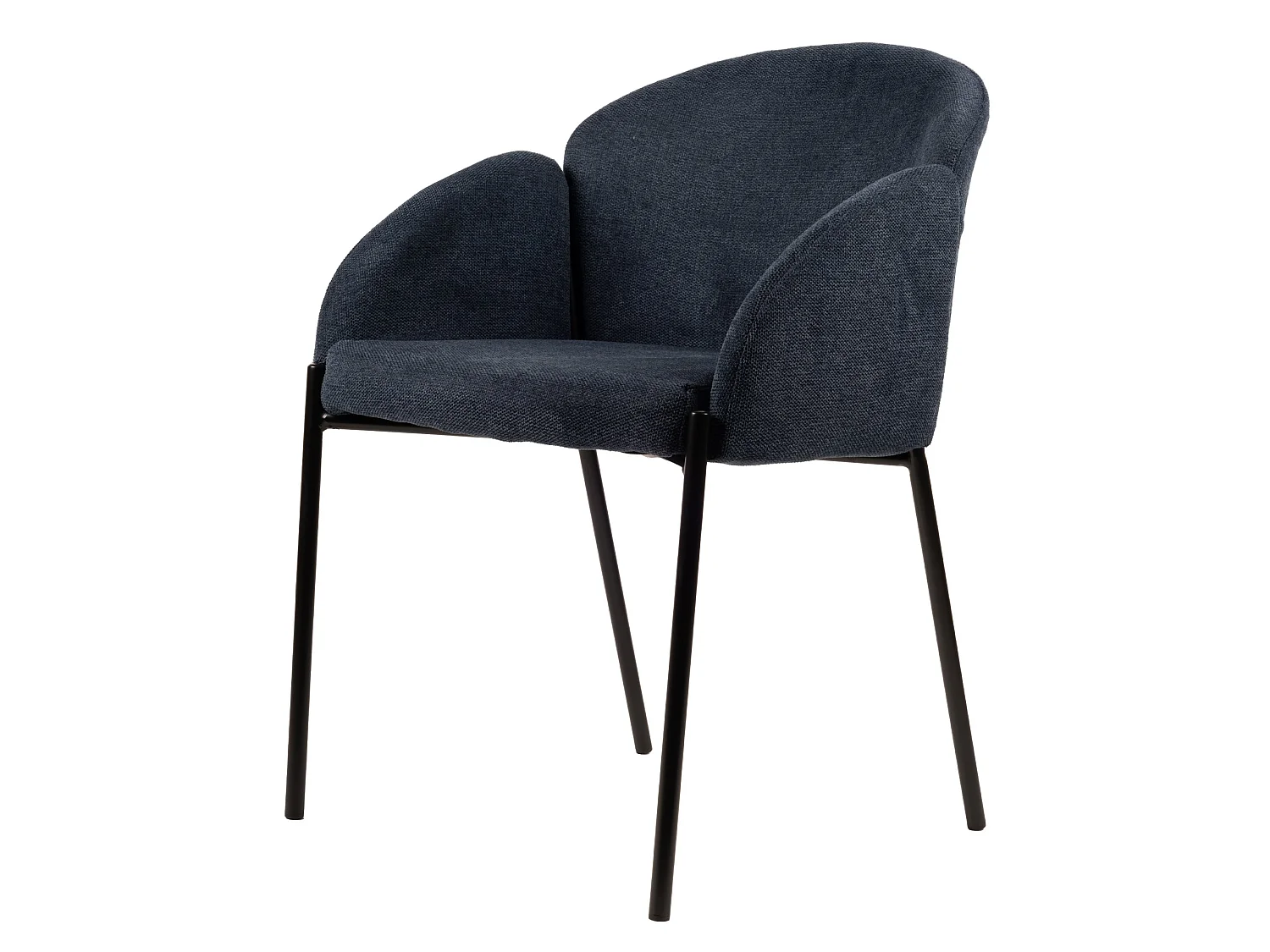 Bloom Eetkamerstoel - Blauw Weave