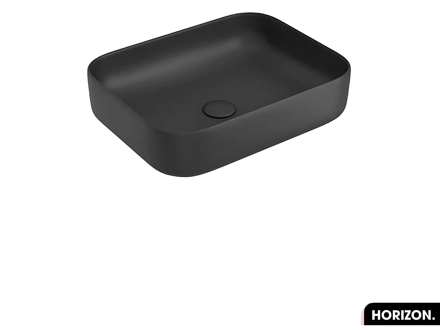 Ensemble complet de salle de bain - Meuble - Colonne - Miroir - Vasque avec Siphon OFFERT | NOMAD | NOIR | 70 x 80 x 43 cm