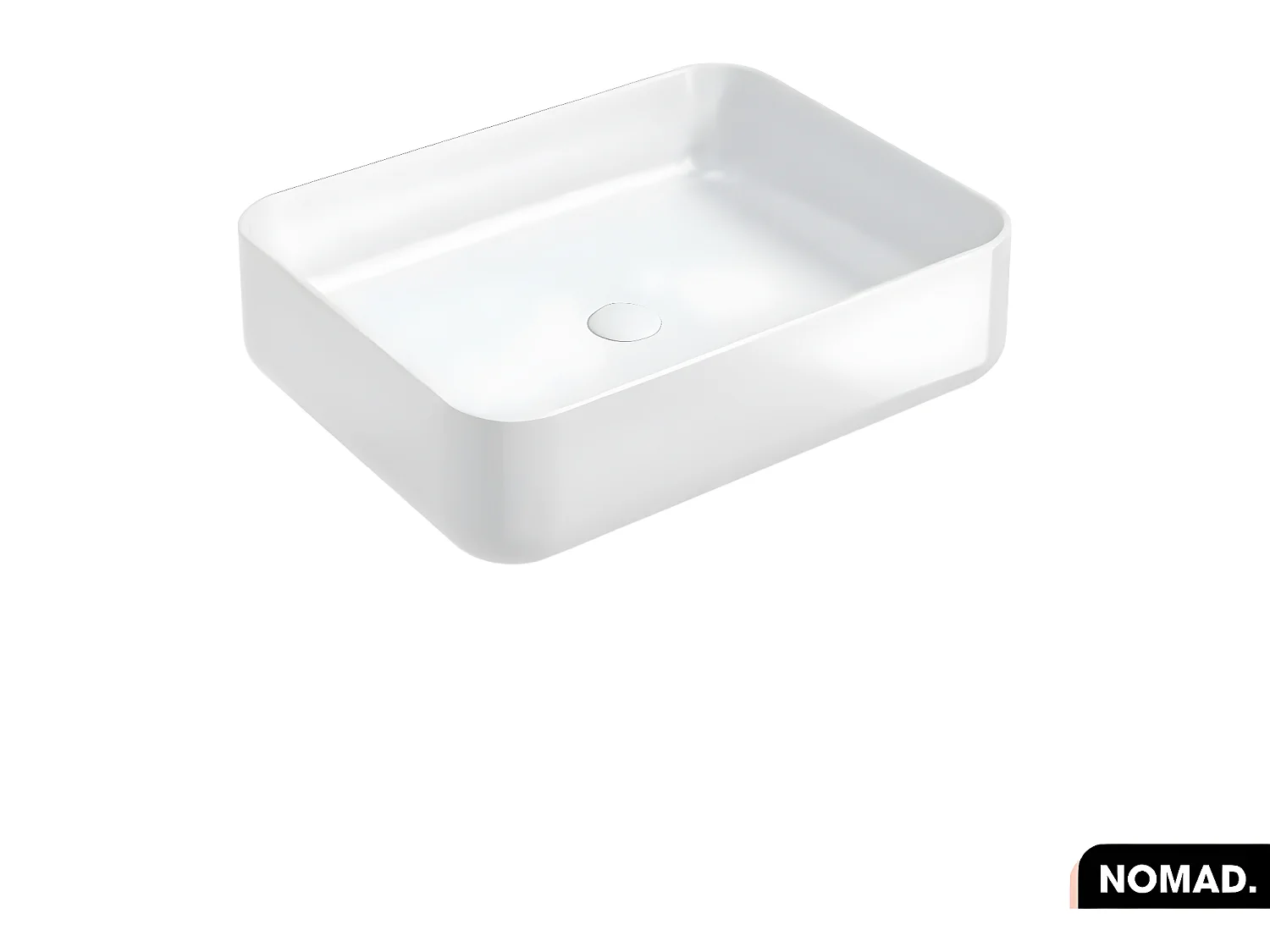 Ensemble complet de salle de bain - Meuble - Colonne - Vasque avec Siphon OFFERT | NOMAD | NOIR | 70 x 80 x 43 cm