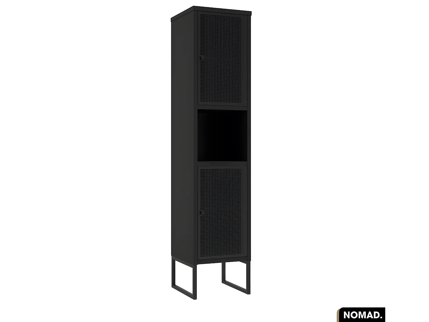 Colonne de salle de bain | NOMAD | NOIR | 30 x 170 x 38 cm