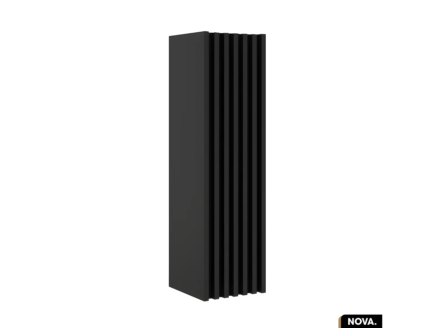 Colonne de salle de bain | NOVA | NOIR | 34 x 125 x 36 cm