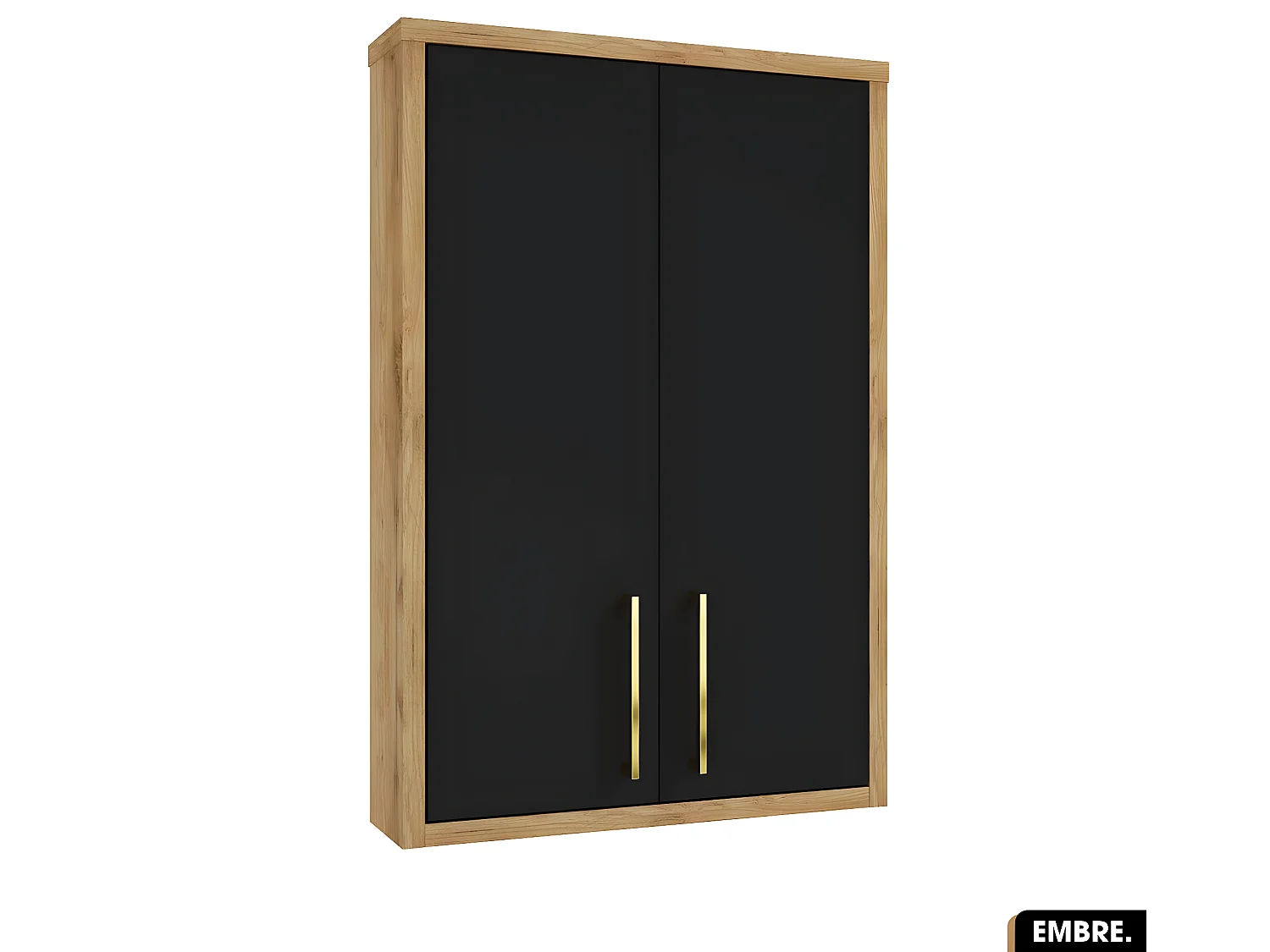 Armoire murale | EMBRE | Noir | 60 x 90 x 15 cm