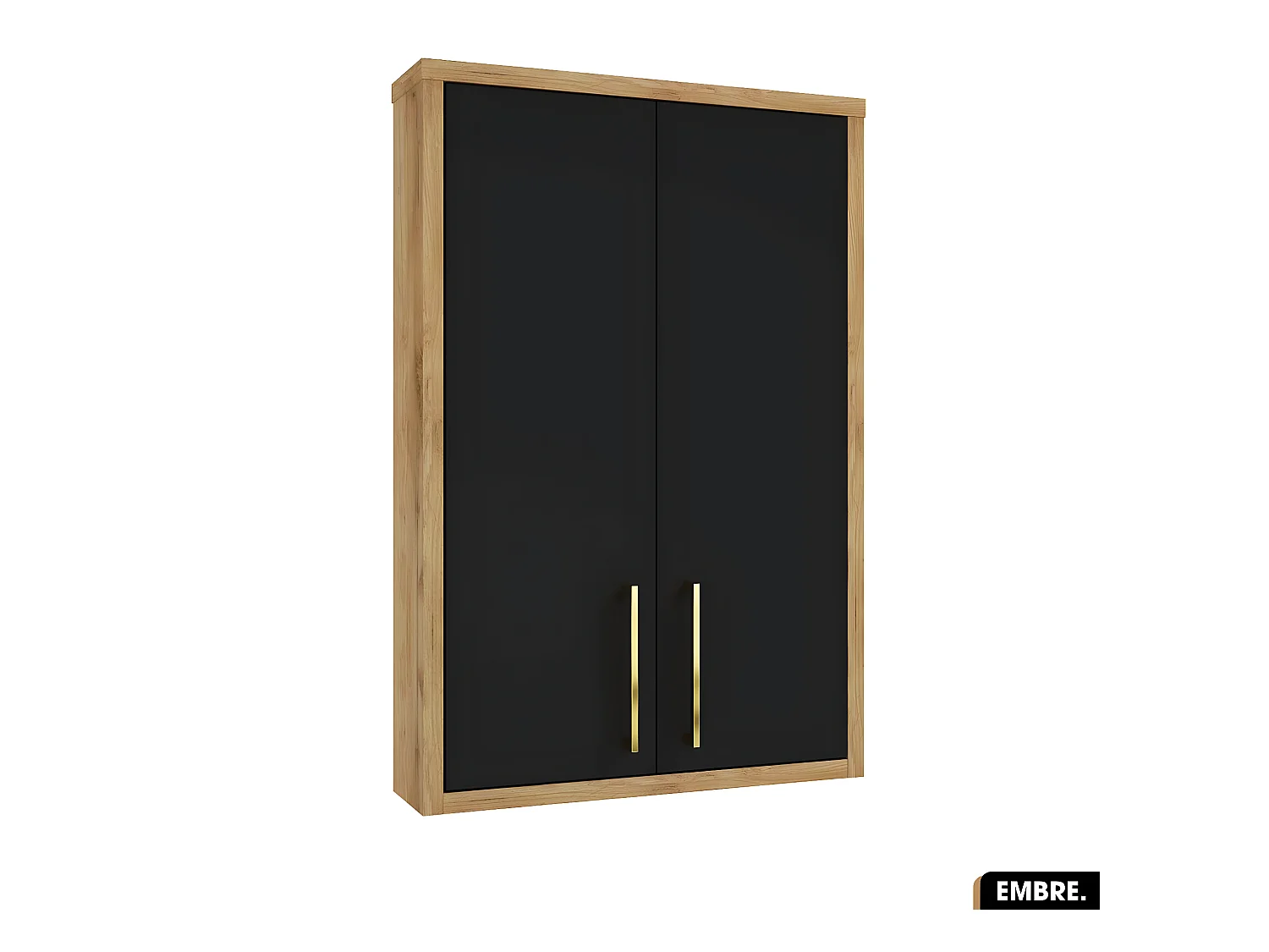 Armoire murale | EMBRE | Noir | 60 x 90 x 15 cm