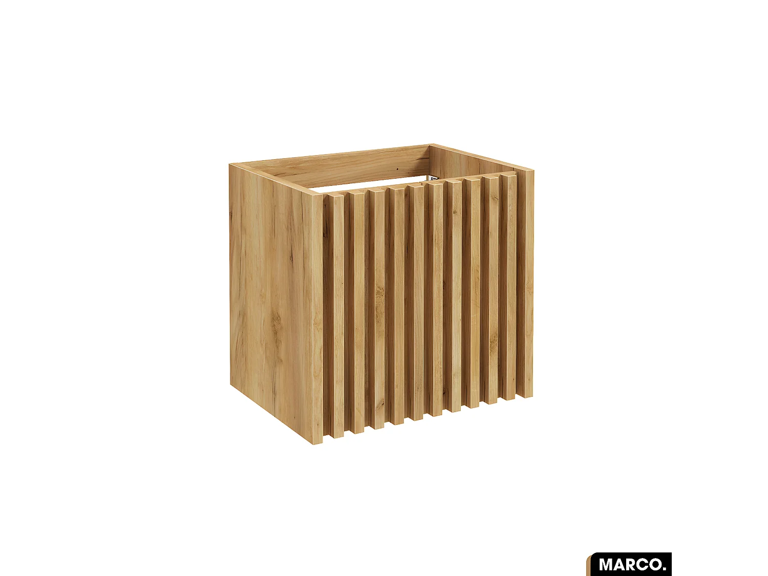 Meuble sous vasque - version portes | MARCO | OAK | 60 x 56 x 45 cm