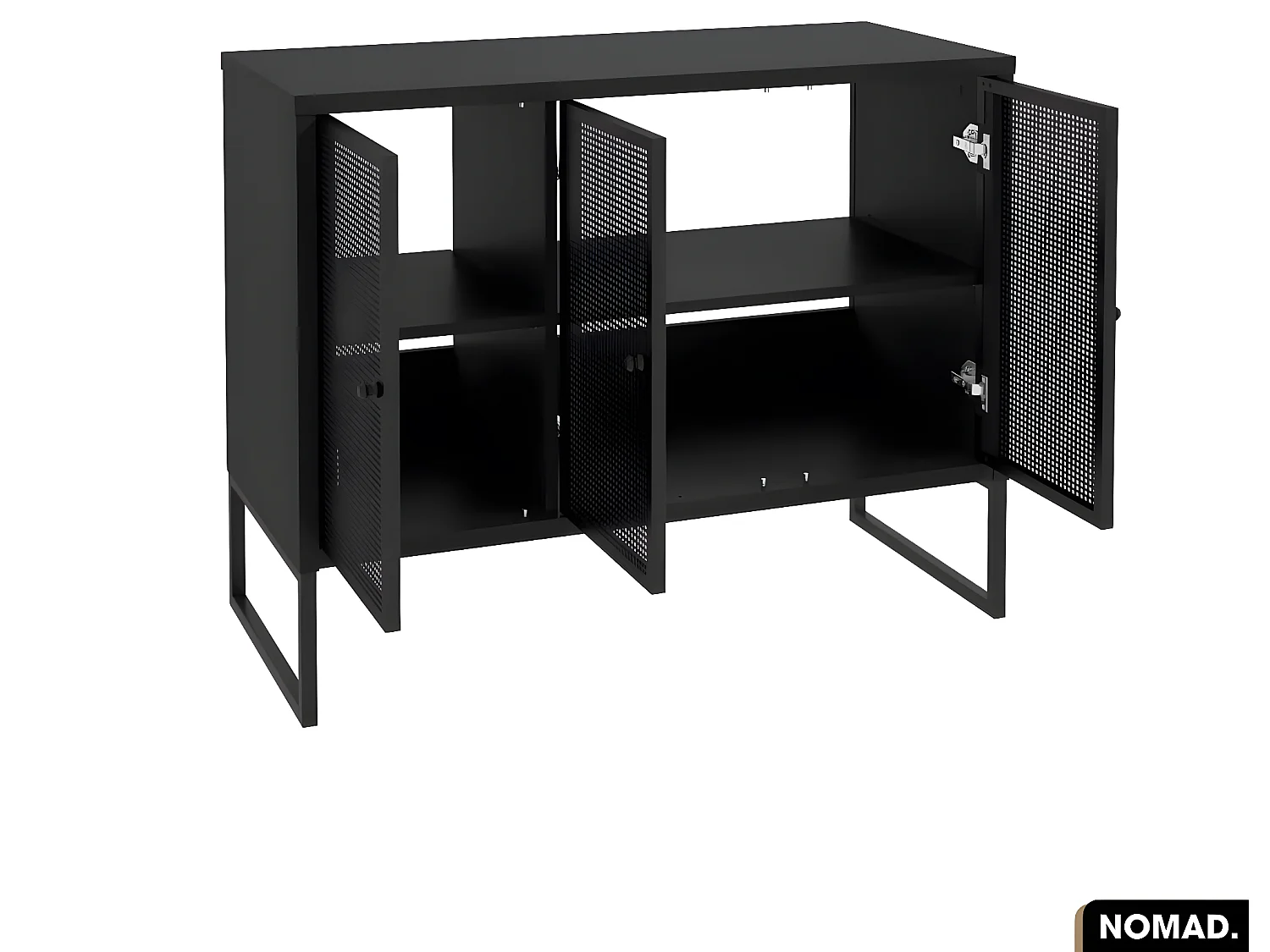 Meuble sous vasque | NOMAD | NOIR | 102 x 80 x 43 cm