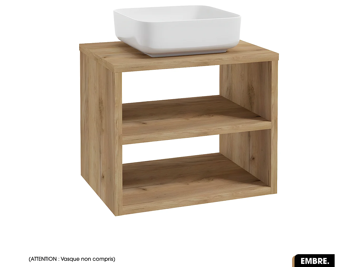 Meuble sous vasque | EMBRE | OAK | 60 x 50 x 45 cm