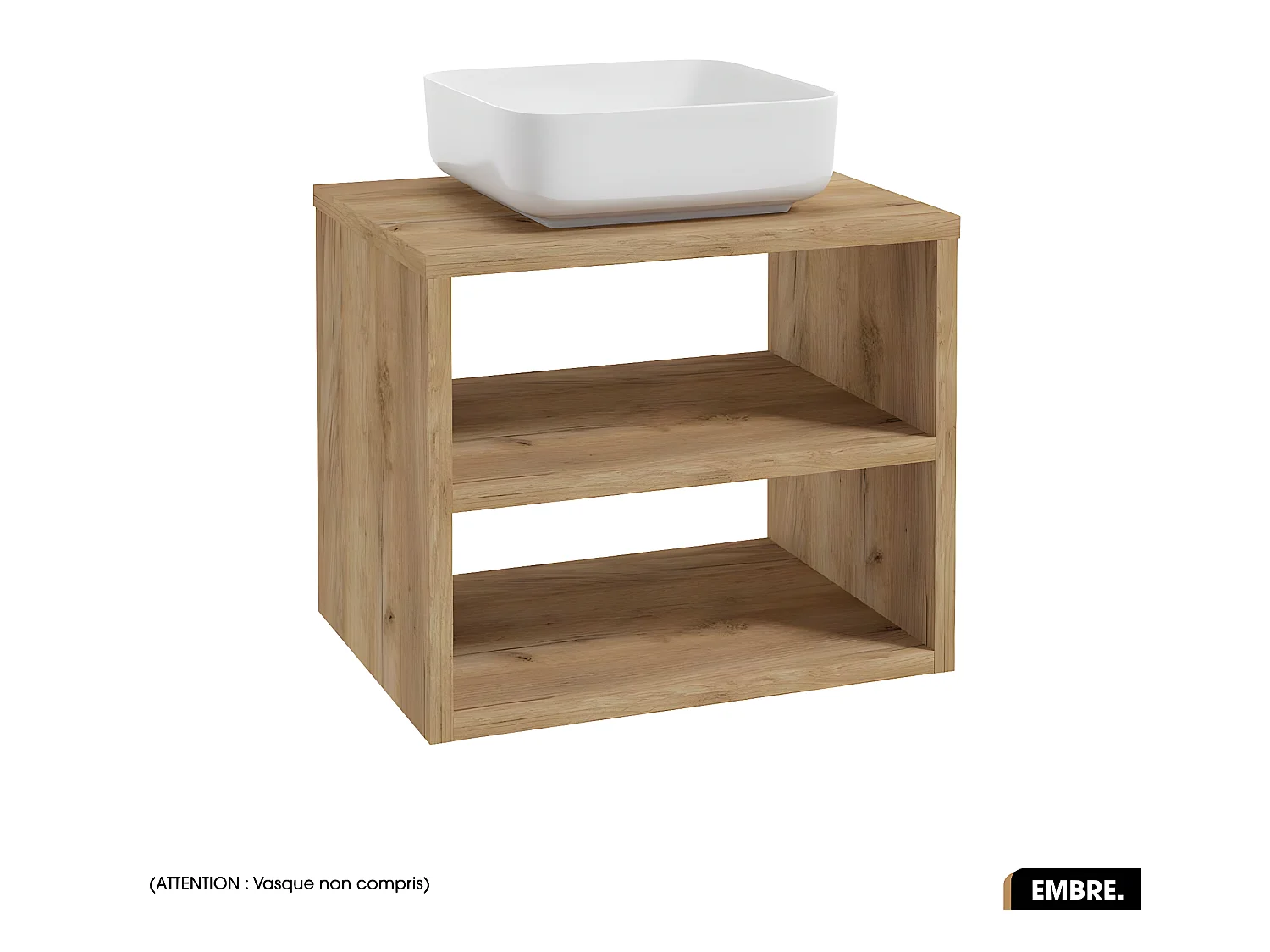 Meuble sous vasque | EMBRE | OAK | 60 x 50 x 45 cm