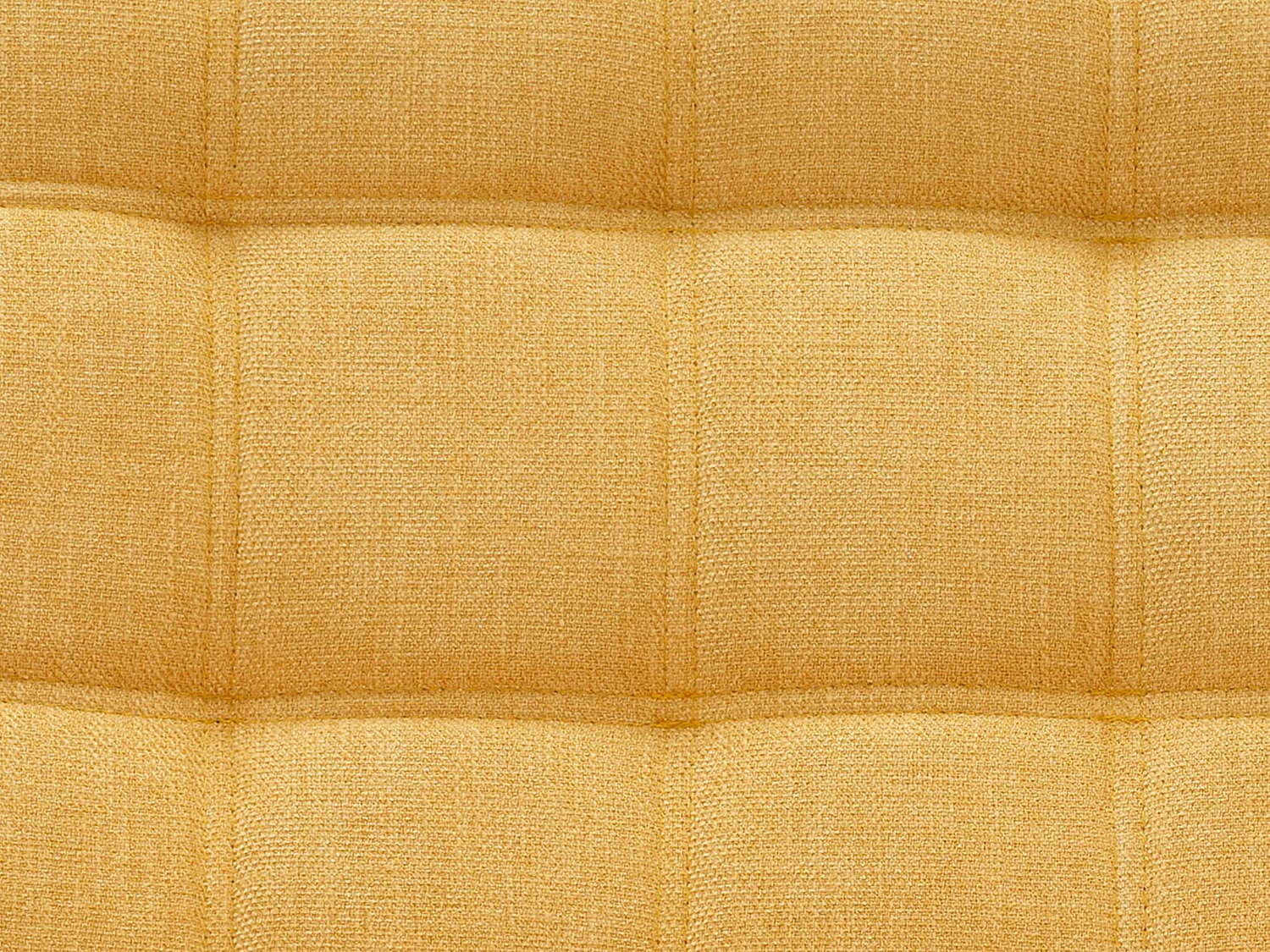 Tweezitsslaapbank en fauteuil van mosterdgele stof CASERTA