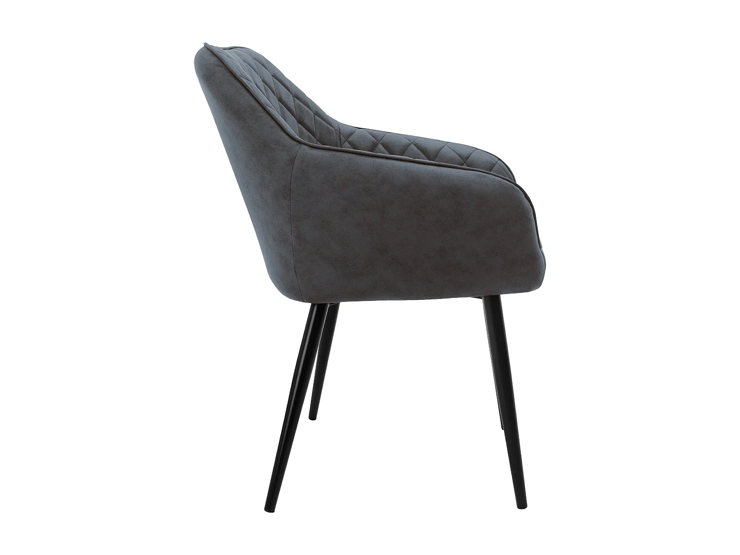 Lotto 6x sedie sala da pranzo poltrone soggiorno materiale sintetico antracite