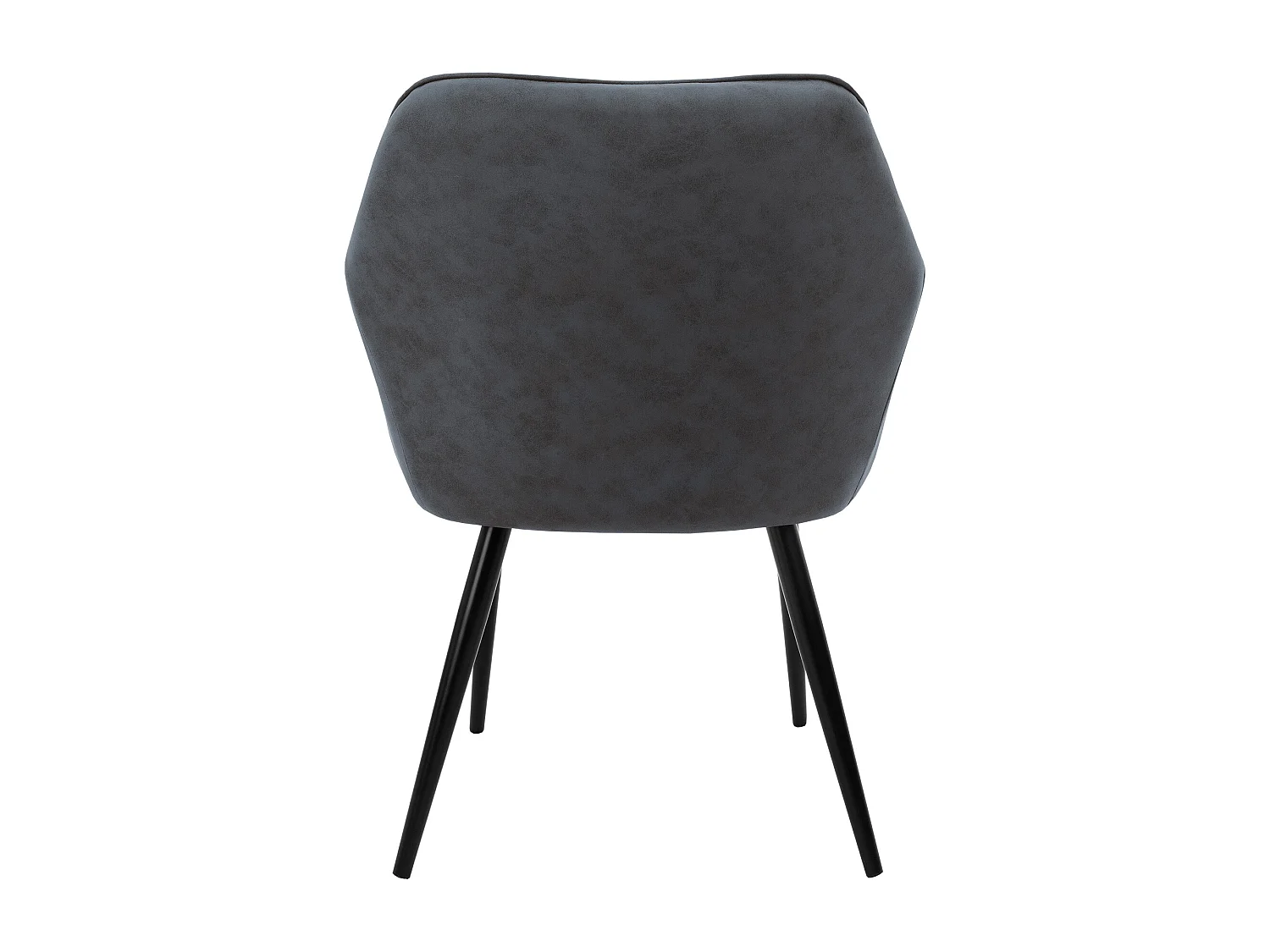 Lotto 6x sedie sala da pranzo poltrone soggiorno materiale sintetico antracite