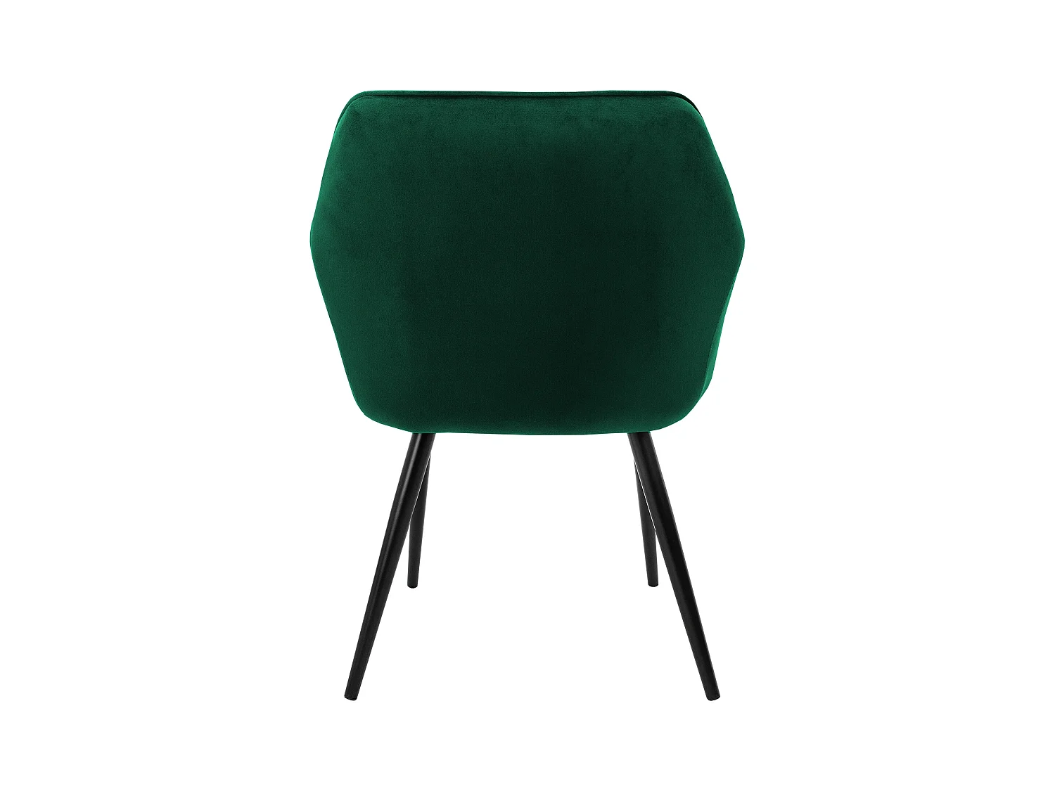 Juego de 6 sillas de comedor tapizadas en terciopelo verde sillones de salón
