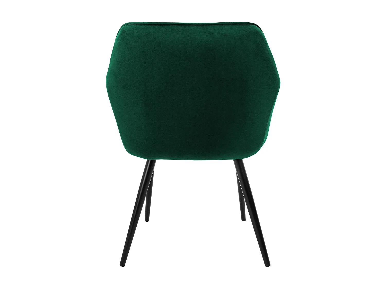 Juego de 6 sillas de comedor tapizadas en terciopelo verde sillones de salón