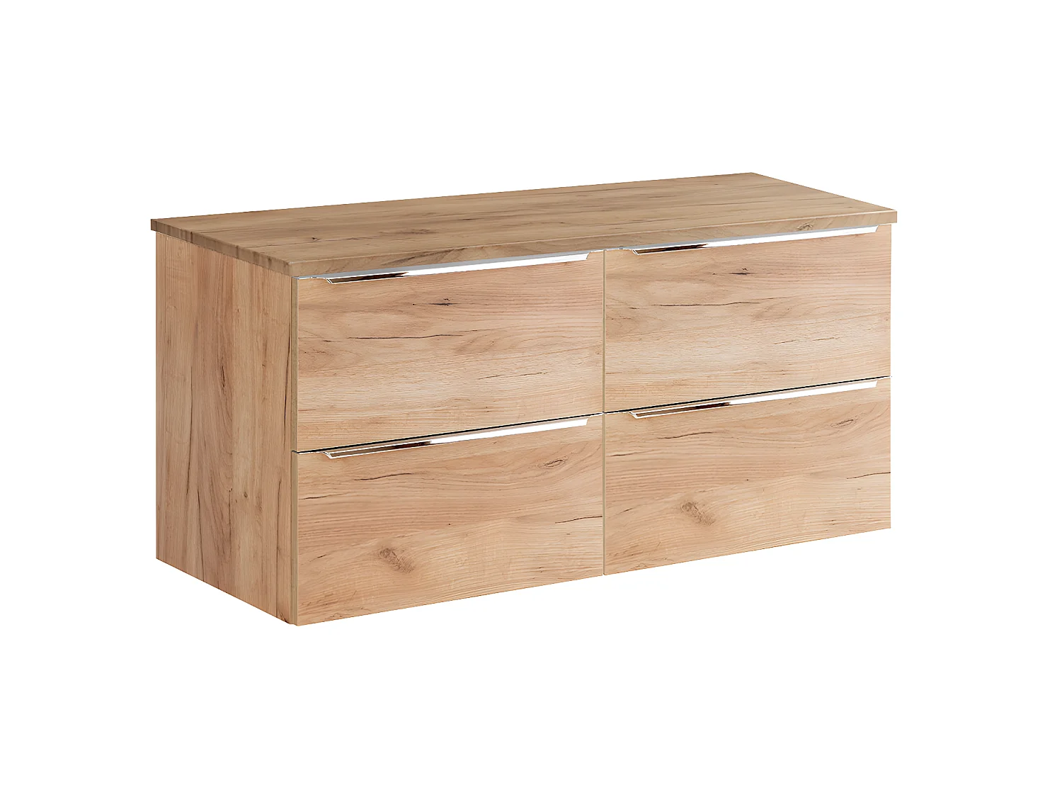 Meuble sous-vasque 120cm plan de toilette April Bois