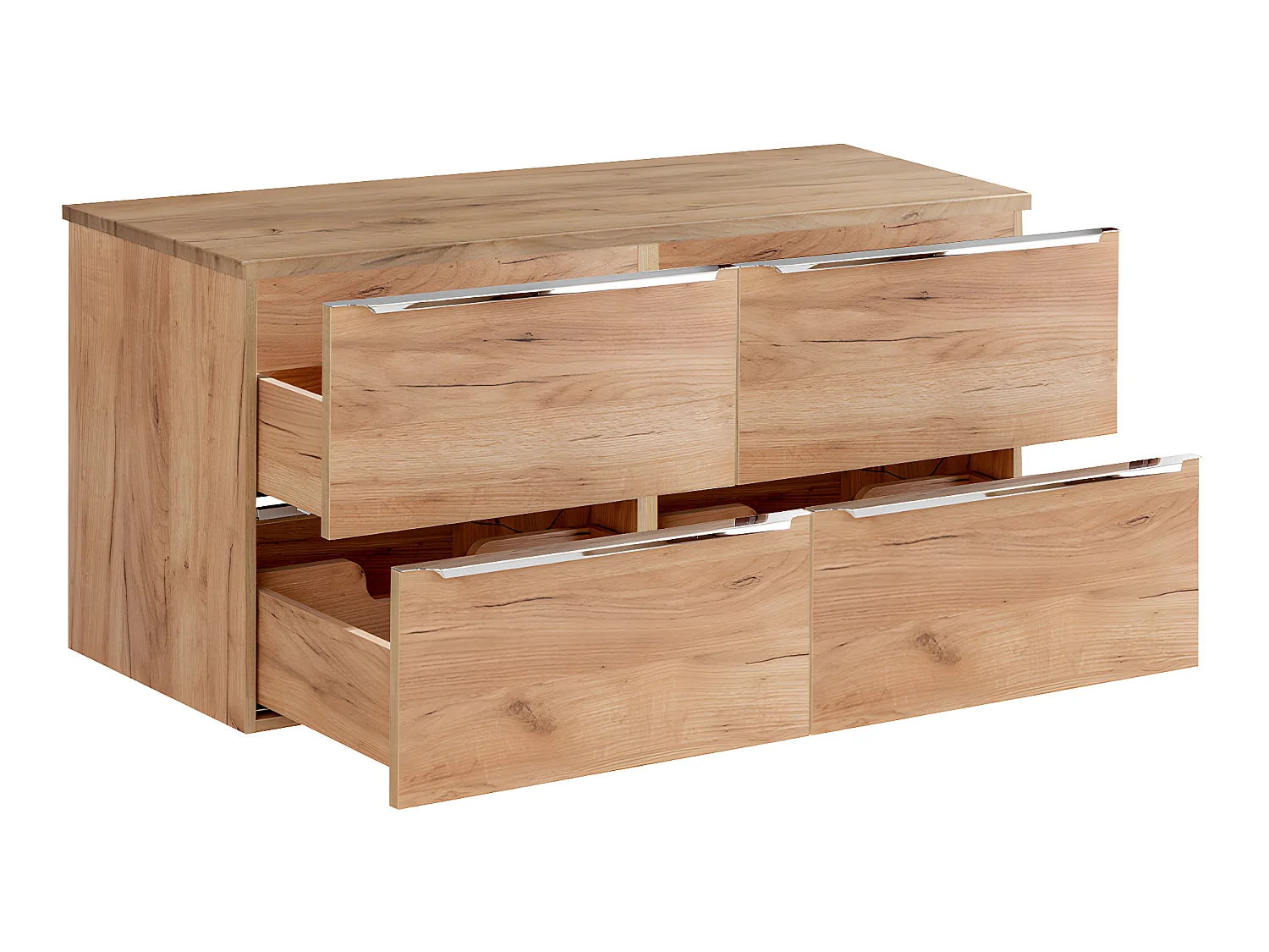 Meuble sous-vasque 120cm plan de toilette April Bois