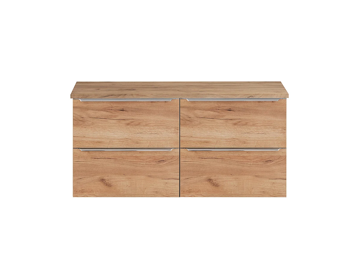 Meuble sous-vasque 120cm plan de toilette April Bois