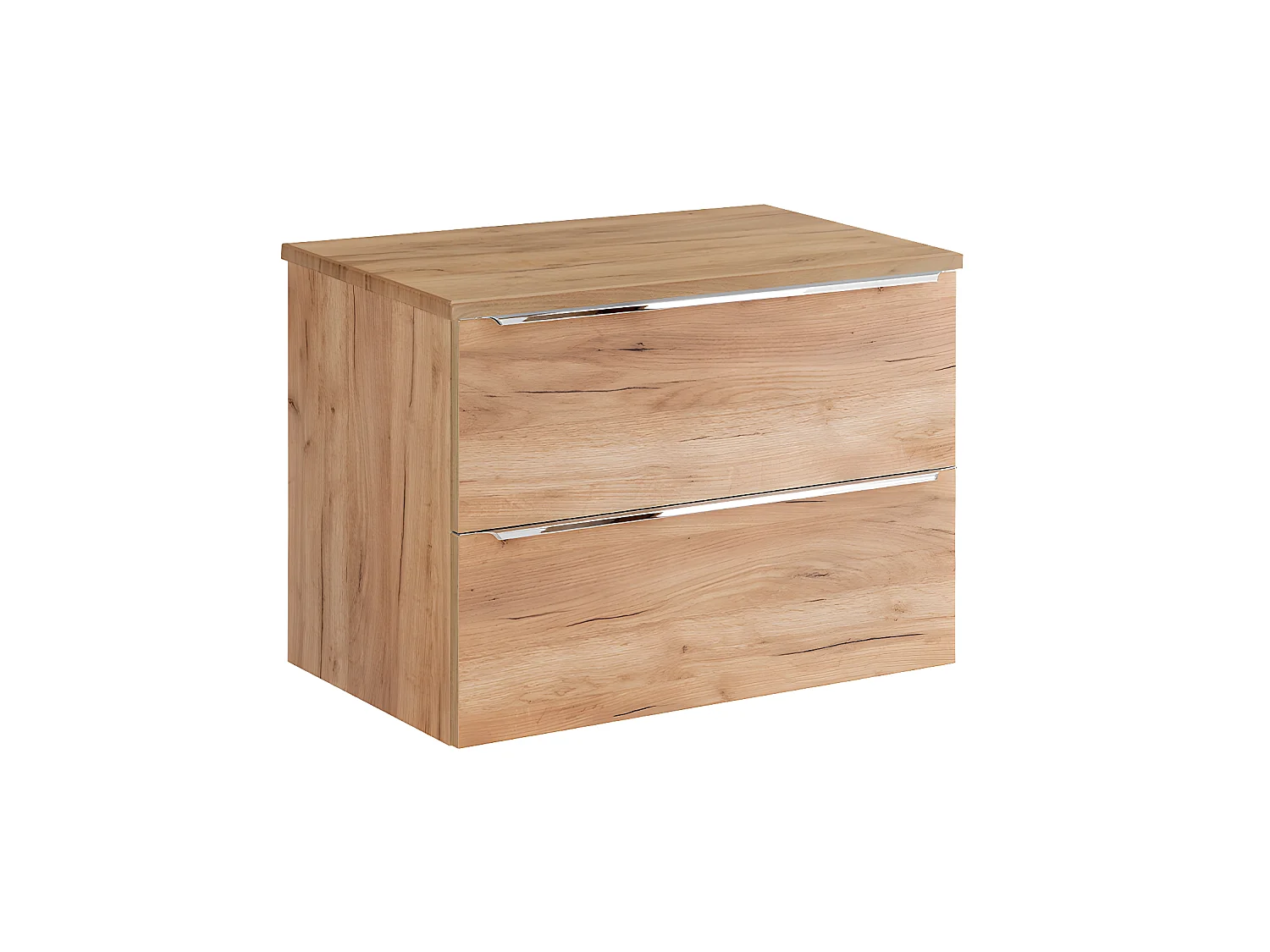 Meuble sous-vasque 80cm plan de toilette April Bois