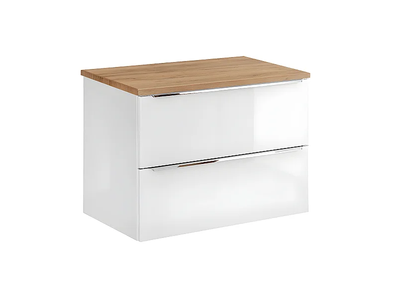 Onderkast 80cm April Wit en Hout