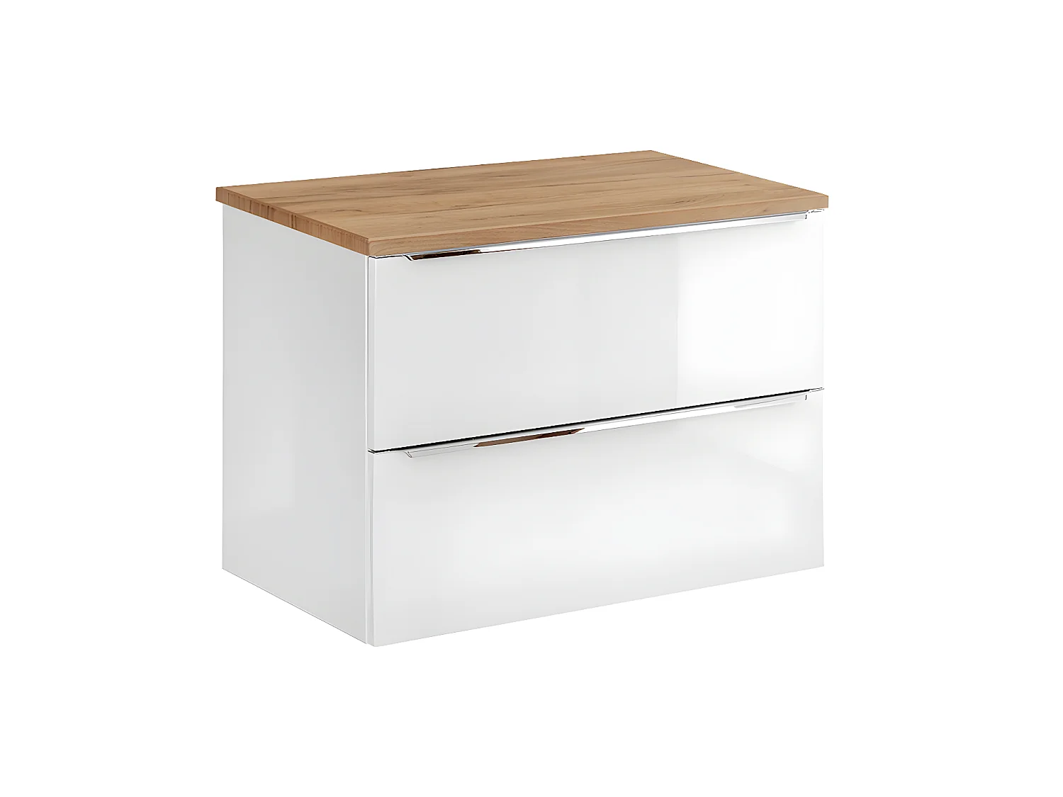 Onderkast 80cm April Wit en Hout