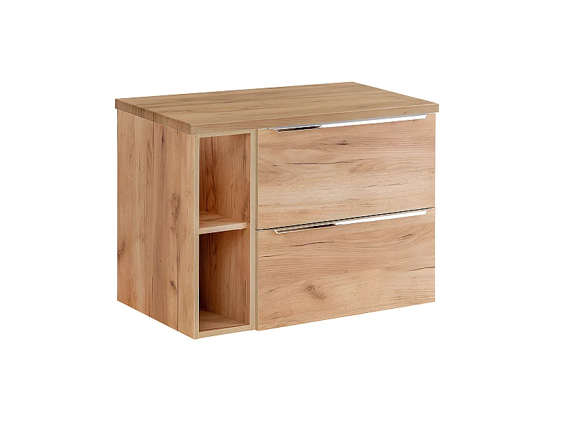 Mueble bajo lavabo 80cm 2 nichos April Madera