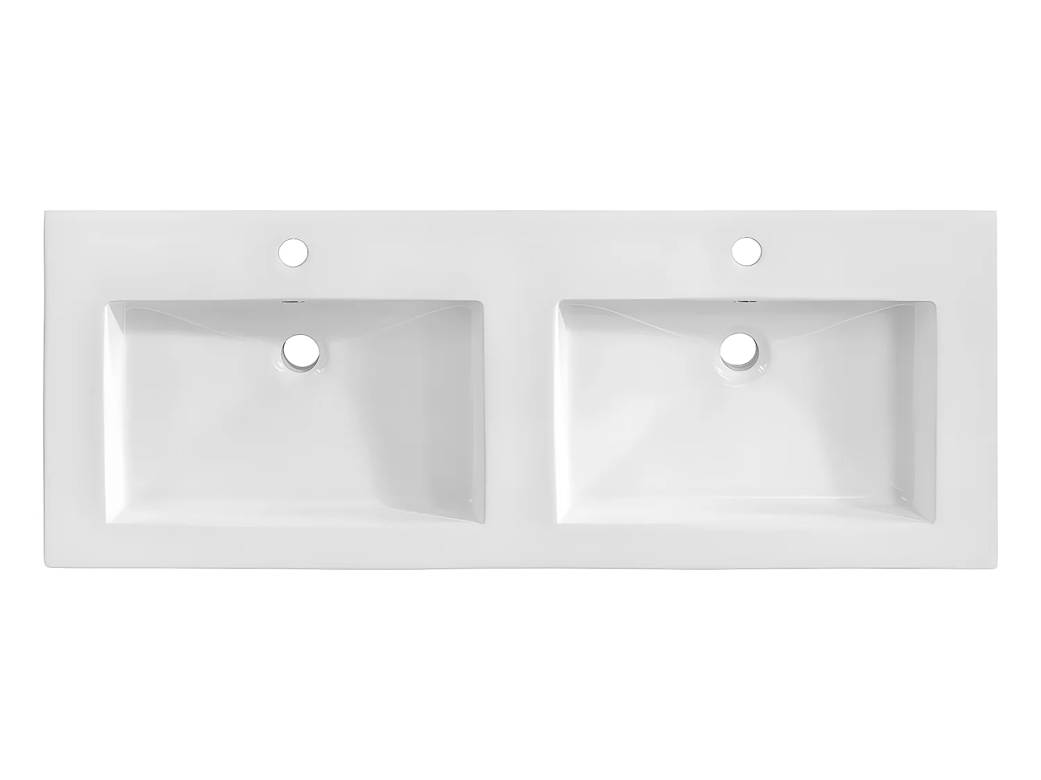 Mueble doble lavabo encastrado 120cm April Madera