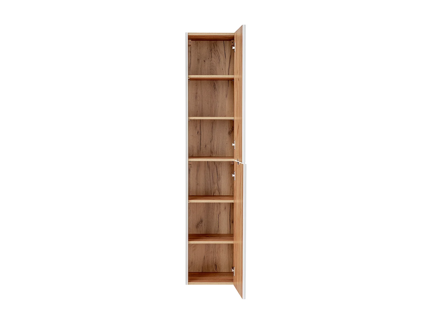 Ensemble meuble double vasque encastrée 120cm et colonne April Blanc
