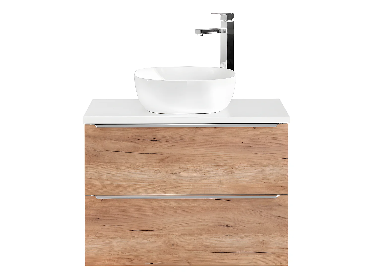 Mobile bagno con lavabo April marrone 80cm