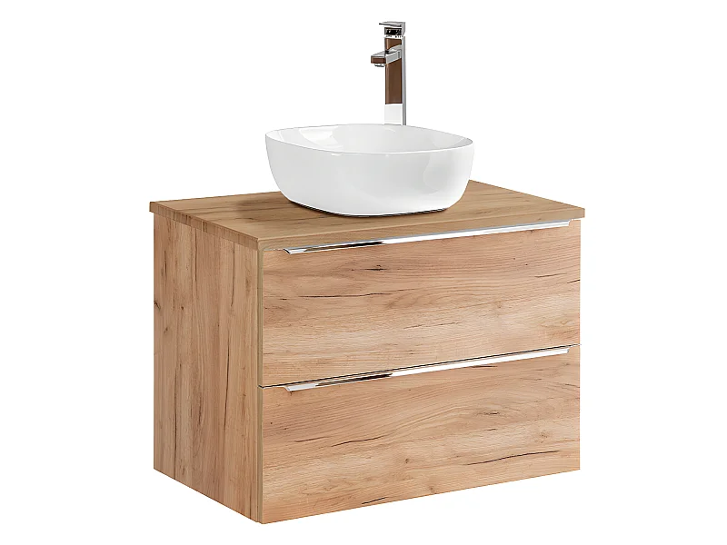 Meuble simple vasque 80cm April Bois