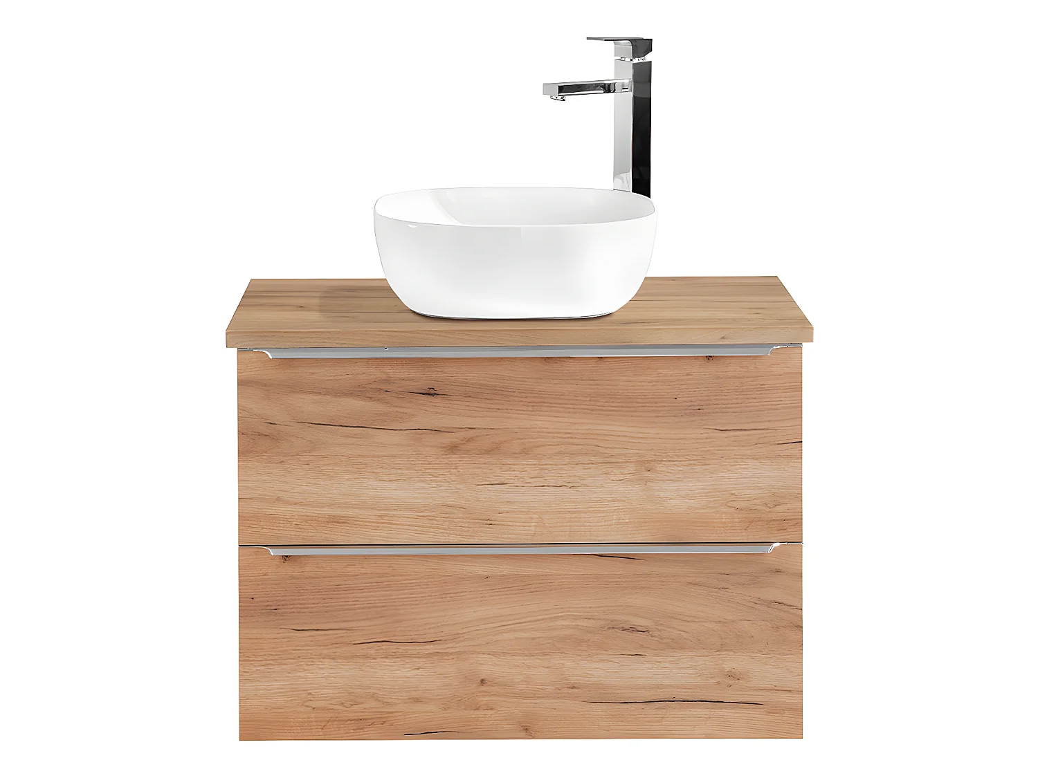 Mueble lavabo individual 80cm April Madera