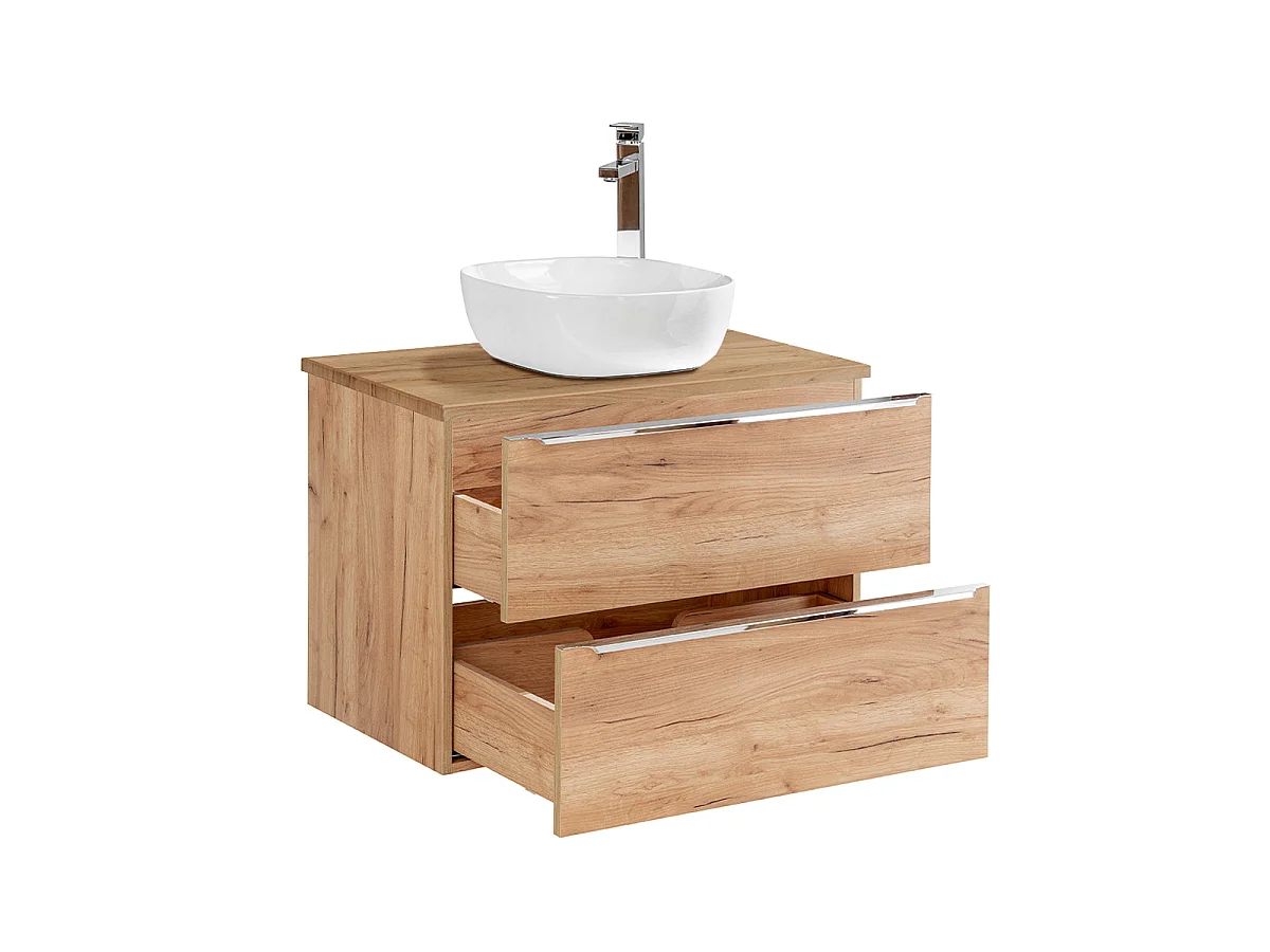 Mueble lavabo individual 80cm April Madera
