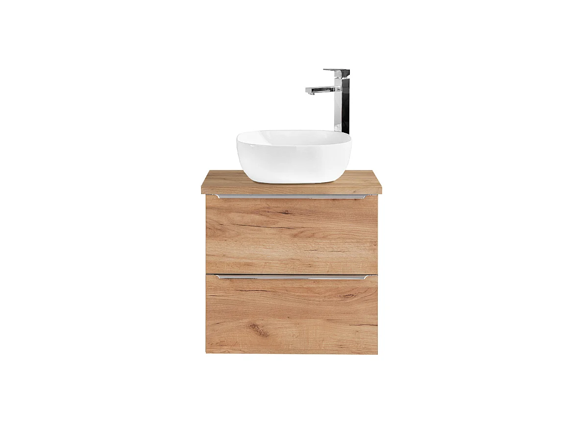 Meuble simple vasque 60cm April Bois