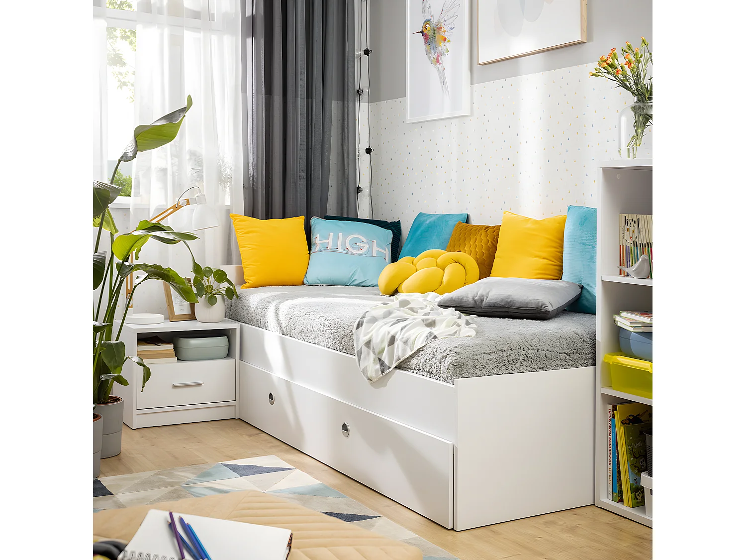 Lit 120x200 Ewen Blanc