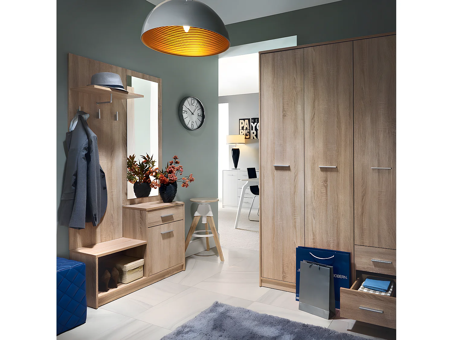 Meuble entrée Ewen Bois