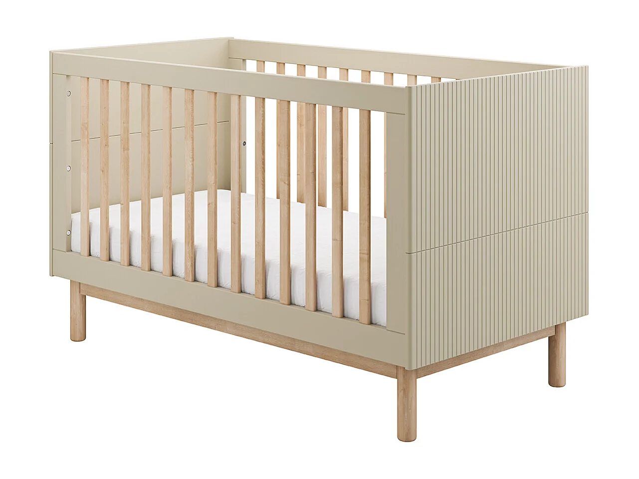 Lit évolutif 70x140 Miloo Champagne