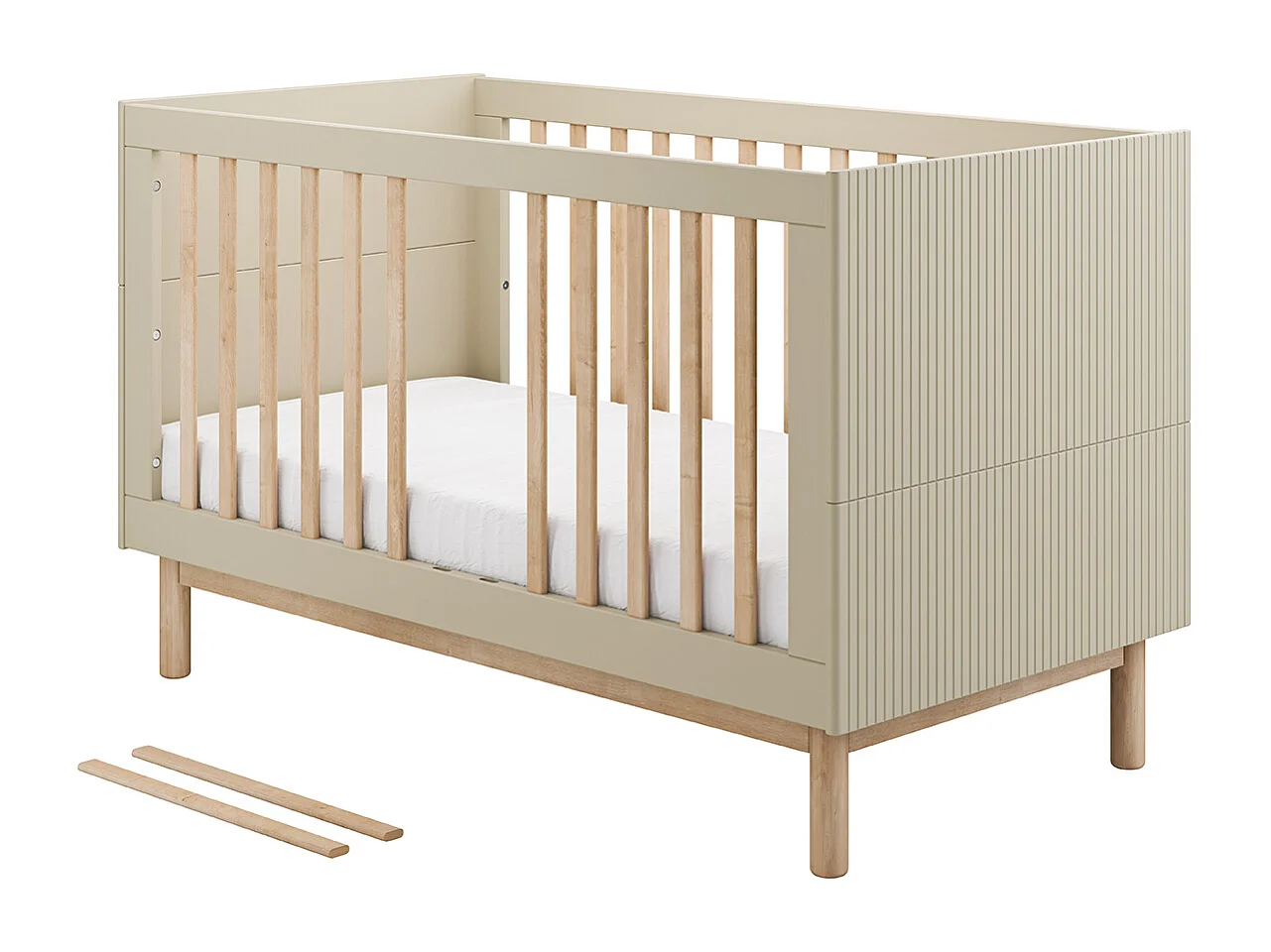 Lit évolutif 70x140 Miloo Champagne