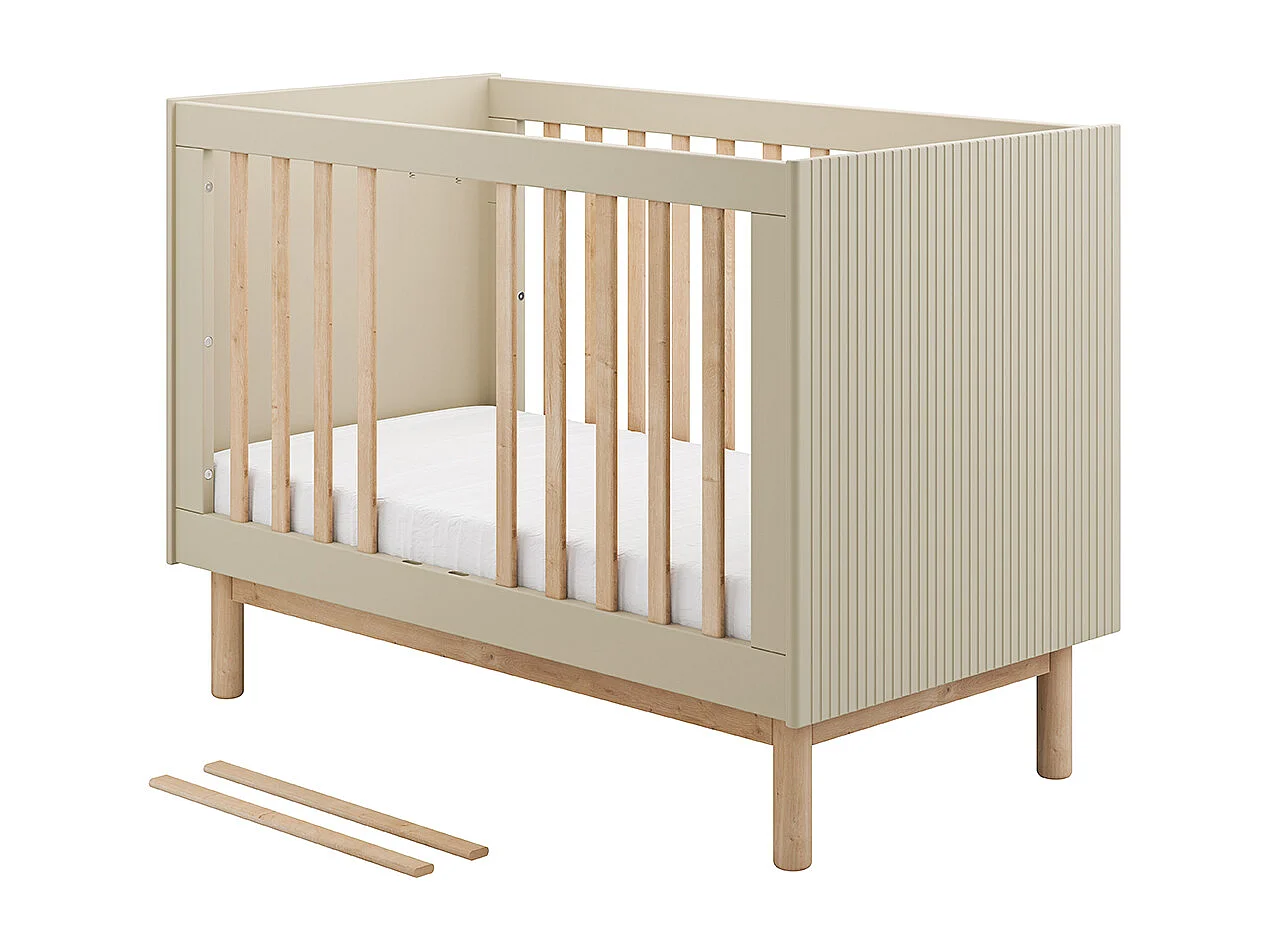 Lit évolutif 60x120 Miloo Champagne