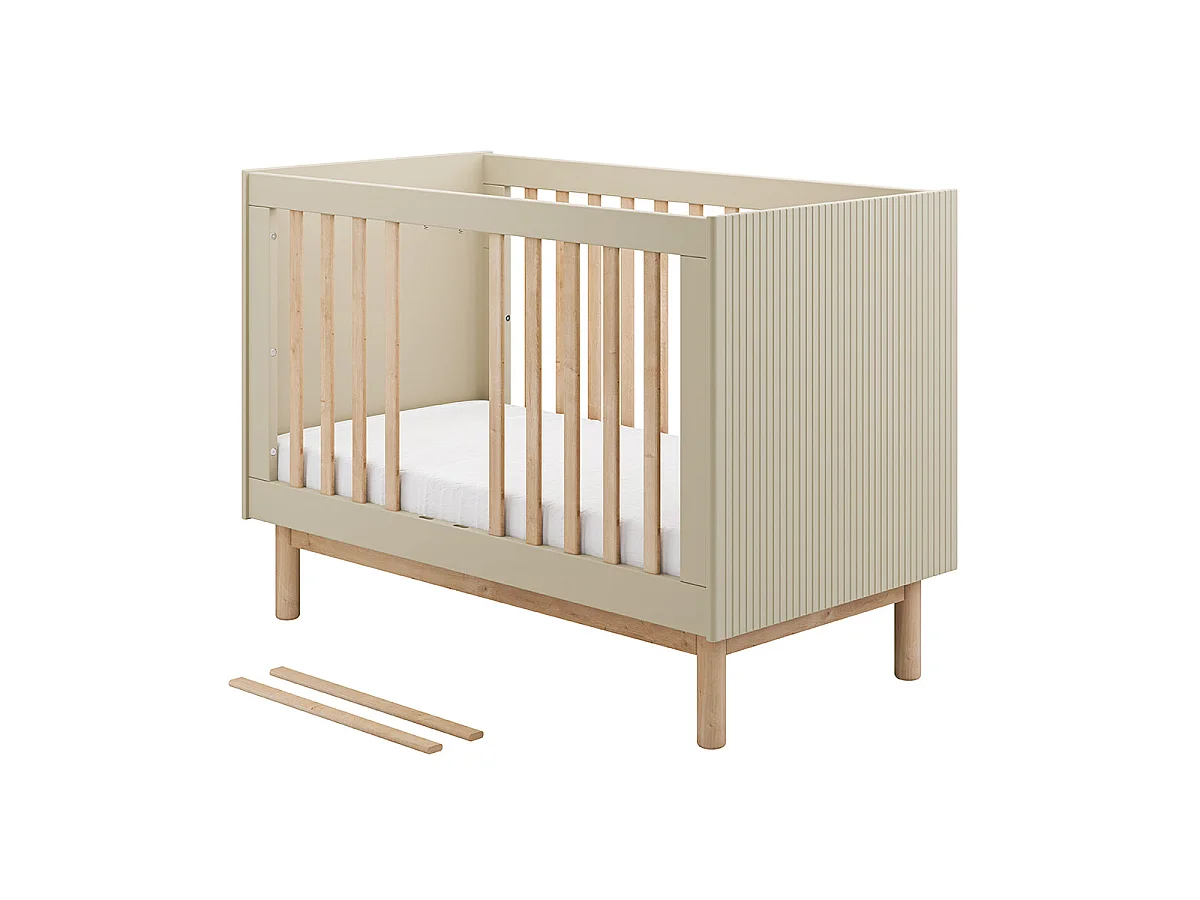 Lit évolutif 60x120 Miloo Champagne