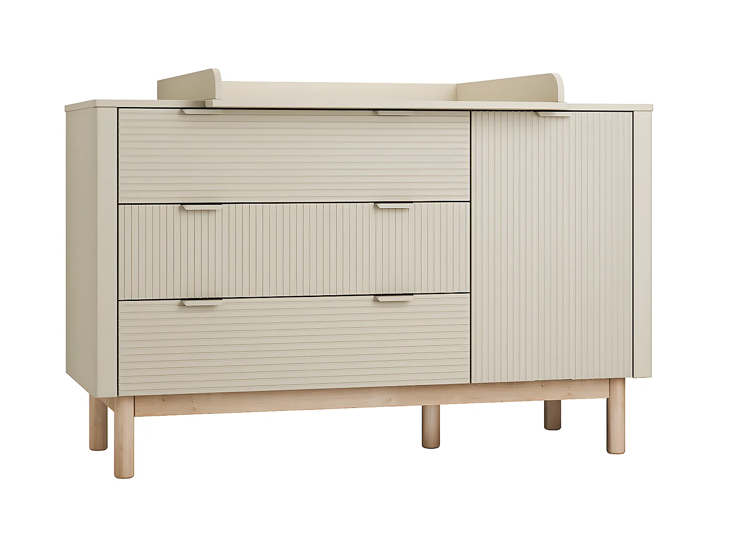 Plan à langer Miloo Champagne